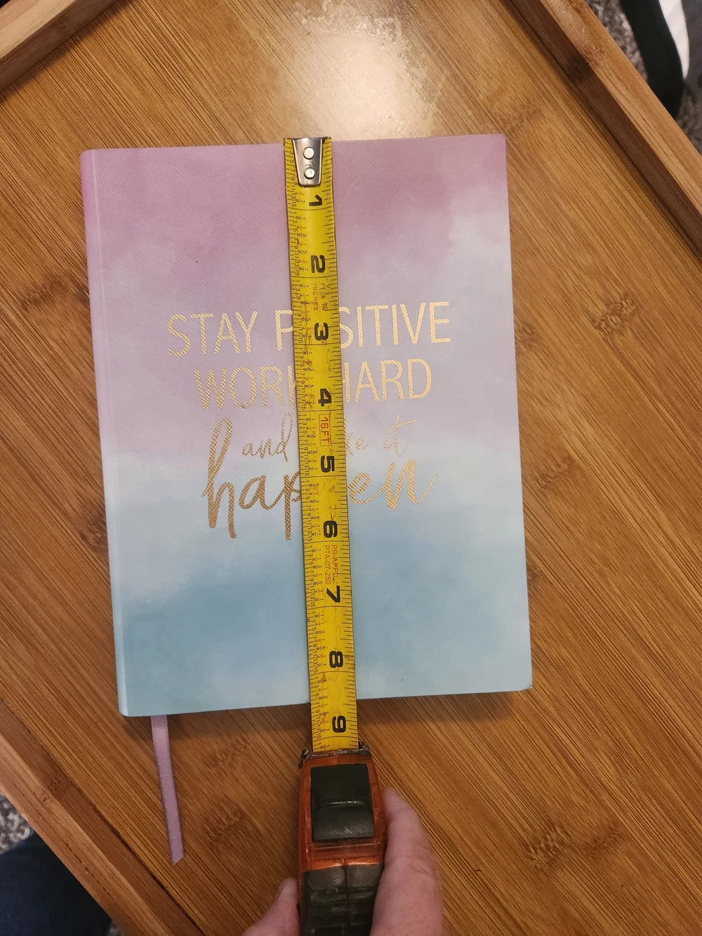 📚 Stay Positive, Work Hard, Make It Happen Journal – Kate Windgate Designs